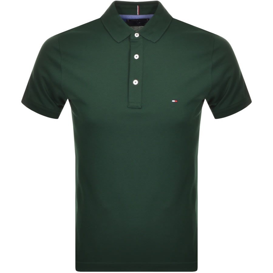 Alternative Image for ProductTommy Hilfiger Slim Fit Polo T Shirt Green1